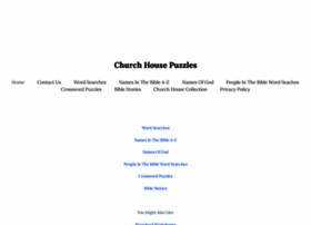 Churchhousepuzzles.com thumbnail