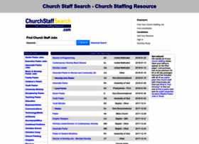 Churchstaffsearch.com thumbnail