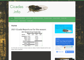 Cicadas.info thumbnail