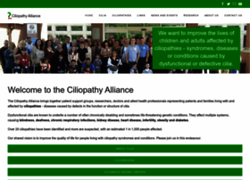 Ciliopathyalliance.org thumbnail