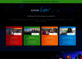Ciscolive.com thumbnail