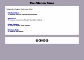 Citationgame.org thumbnail