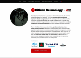 Citizenseismology.eu thumbnail