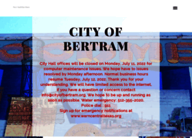 Cityofbertram.org thumbnail