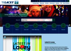 Cityoflacey.org thumbnail