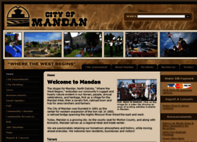 Cityofmandan.com thumbnail