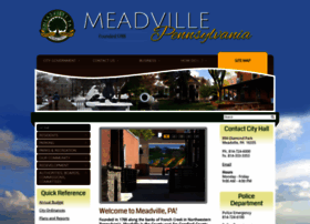 Cityofmeadville.org thumbnail