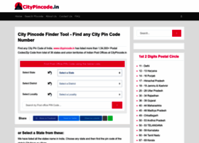 Citypincode.in thumbnail