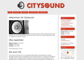 Citysound.se thumbnail