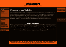 ckburners.com at WI. ckBurners - info u0026 parts for WVO/WMO burners; reduce  foreign oil