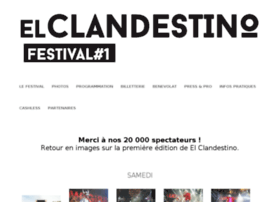 Clandestinofestival.com thumbnail