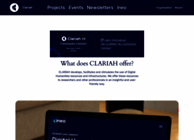 Clariah.nl thumbnail