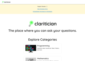 Claritician.com thumbnail
