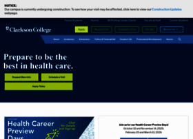 Clarksoncollege.edu thumbnail