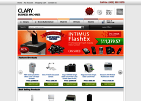 Clarybusinessmachines.com thumbnail