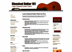 Classicalguitar101.org thumbnail