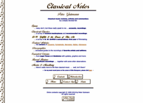 Classicalnotes.net thumbnail
