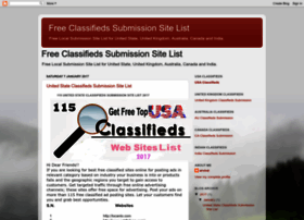 Classifiedssubmissionsitelist.blogspot.com thumbnail