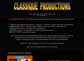 Classiqueproductions.com thumbnail