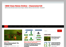 Classnotes123.com thumbnail