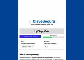 Clavesegura.org thumbnail