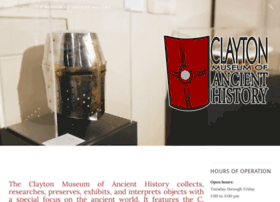 Claytonmuseumofancienthistory.org thumbnail
