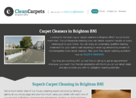 Cleancarpets-brighton.co.uk thumbnail