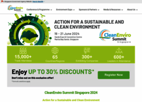 Cleanenvirosummit.gov.sg thumbnail