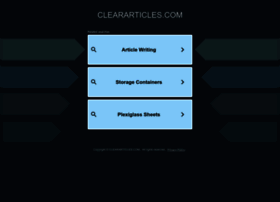 Cleararticles.com thumbnail