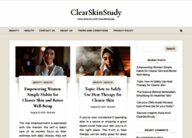 Clearskinstudy.org thumbnail