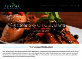 Clearskyrestaurants.com thumbnail
