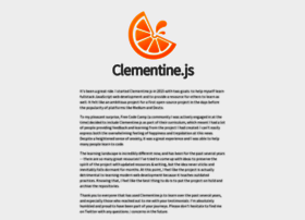 Clementinejs.com thumbnail