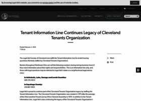 Clevelandtenants.org thumbnail