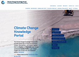 Climateknowledgeportal.worldbank.org thumbnail