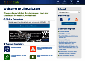 Clincalc.com thumbnail