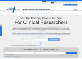 Clinicalresearchcrossing.com thumbnail