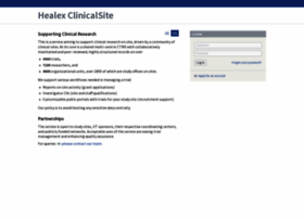 Clinicalsite.org thumbnail