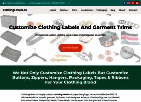 Custom clothing labels & tags and garment trims