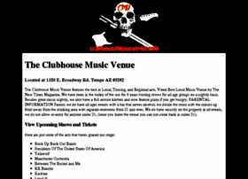 Clubhousemusicvenue.com thumbnail