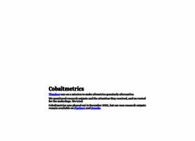 Cobaltmetrics.com thumbnail