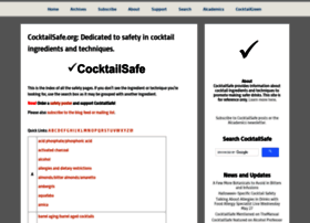 Cocktailsafe.org thumbnail