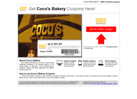 Cocosbakery.couponrocker.com thumbnail