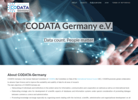 Codata-germany.org thumbnail