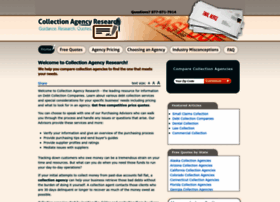 Collectionagencyresearch.com thumbnail