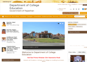 Collegeeducation.rajasthan.gov.in thumbnail