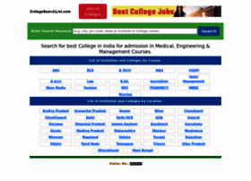 Collegesearchlist.com thumbnail