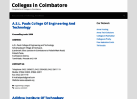 Collegesincoimbatore.com thumbnail
