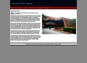 Colombopubliclibrary.org thumbnail