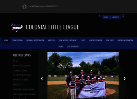Coloniallittleleague.org thumbnail
