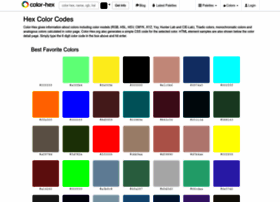 Color-hex.org thumbnail